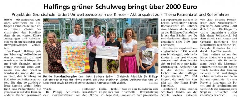 Grüner Schulweg OVB